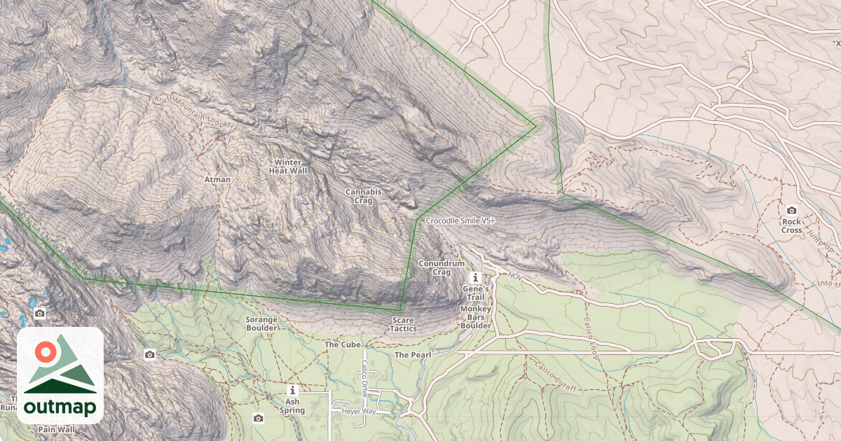 Map of Crocodile Smile