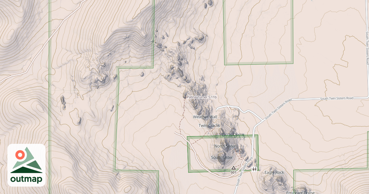 Map of Patina Turner
