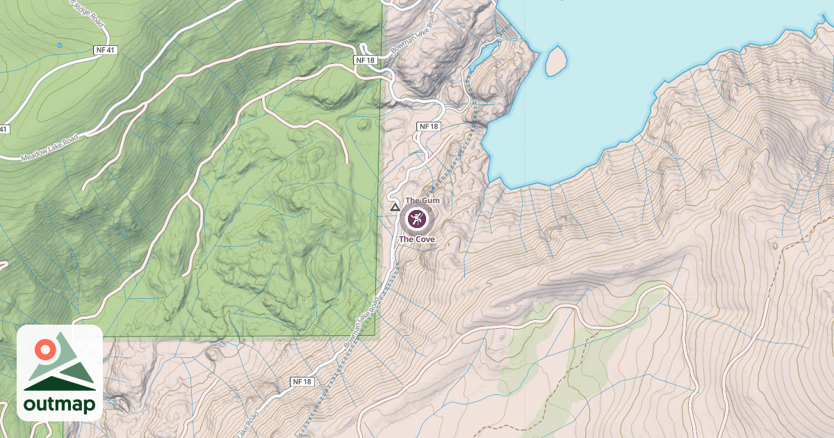 Map of The Cove