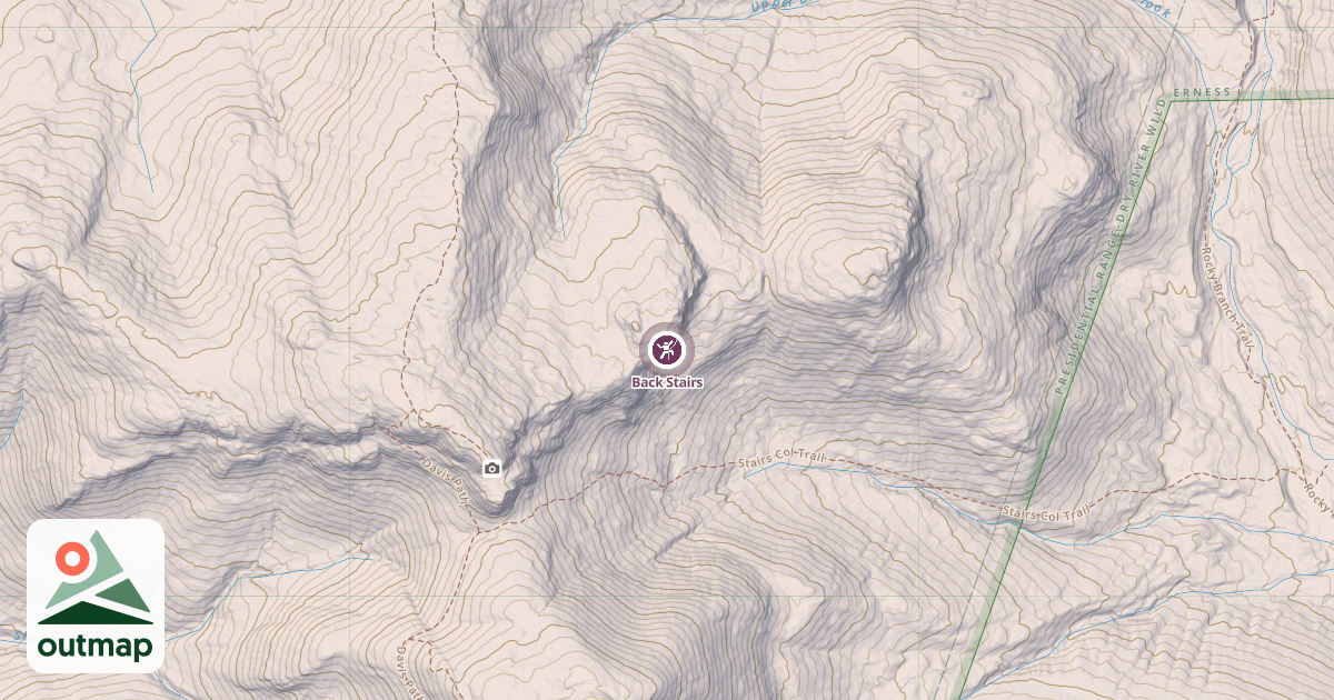 Map of Back Stairs