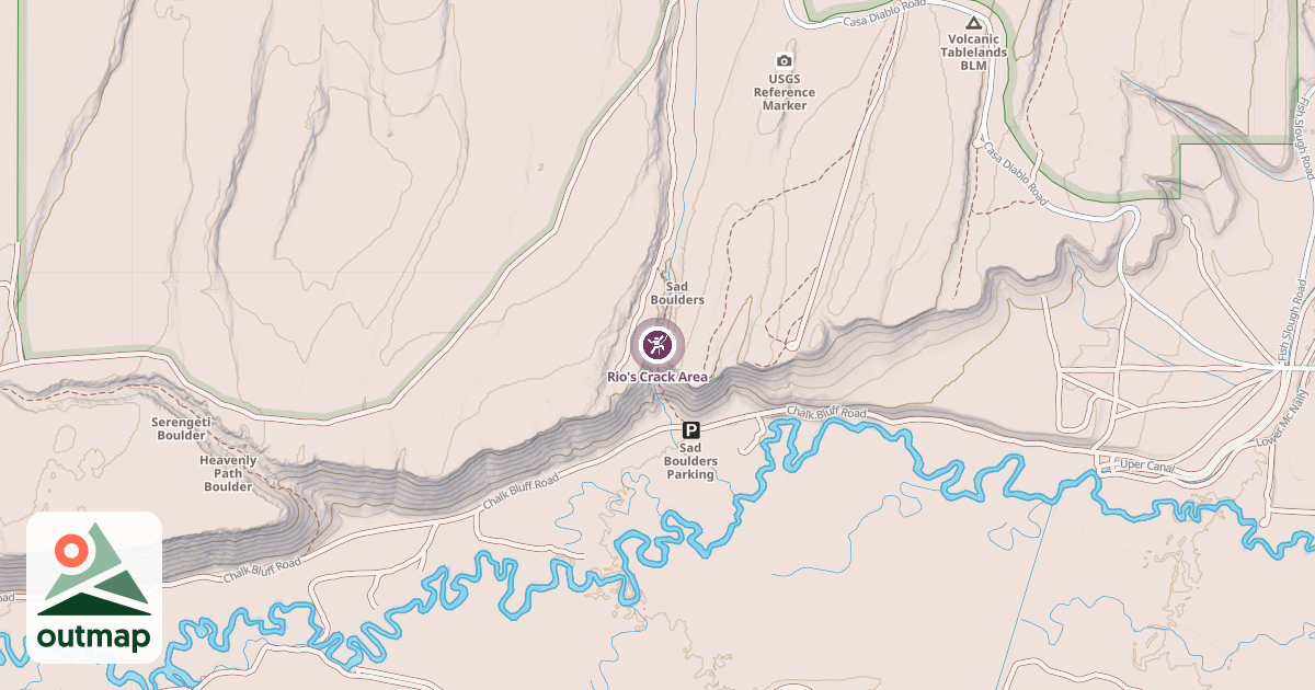 Map of Rio's Crack Area