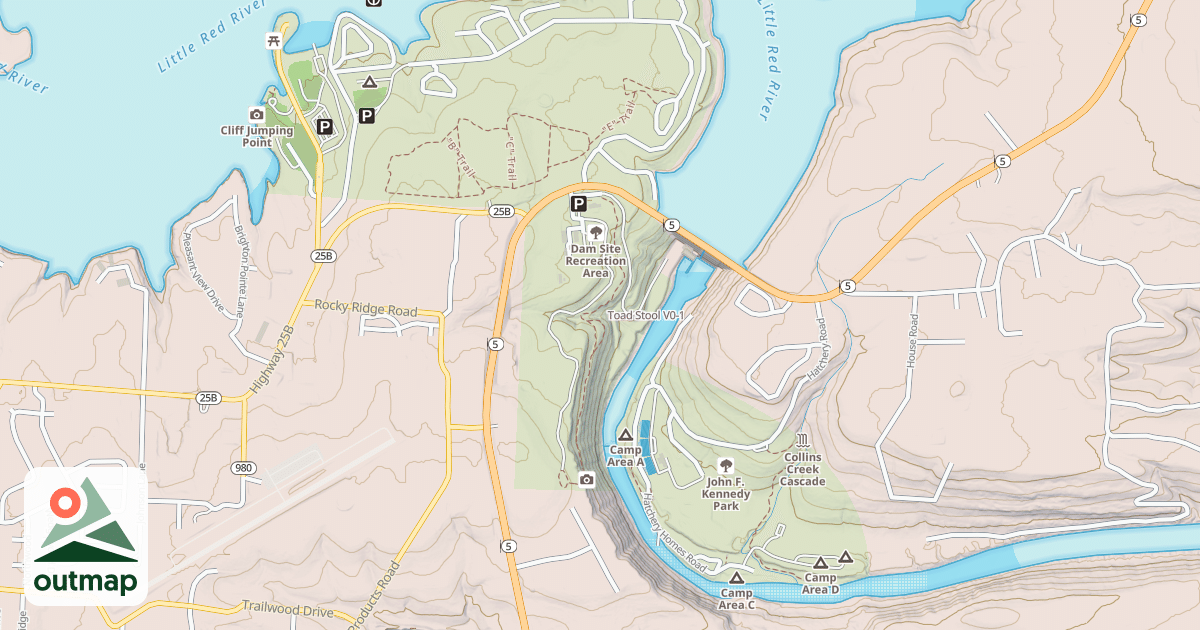 Map of Toad Stool