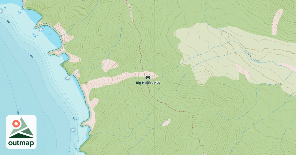 Map of Big Hellfire Hut