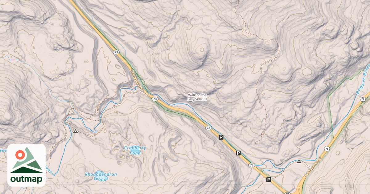 Map of Walk on the Easy Side