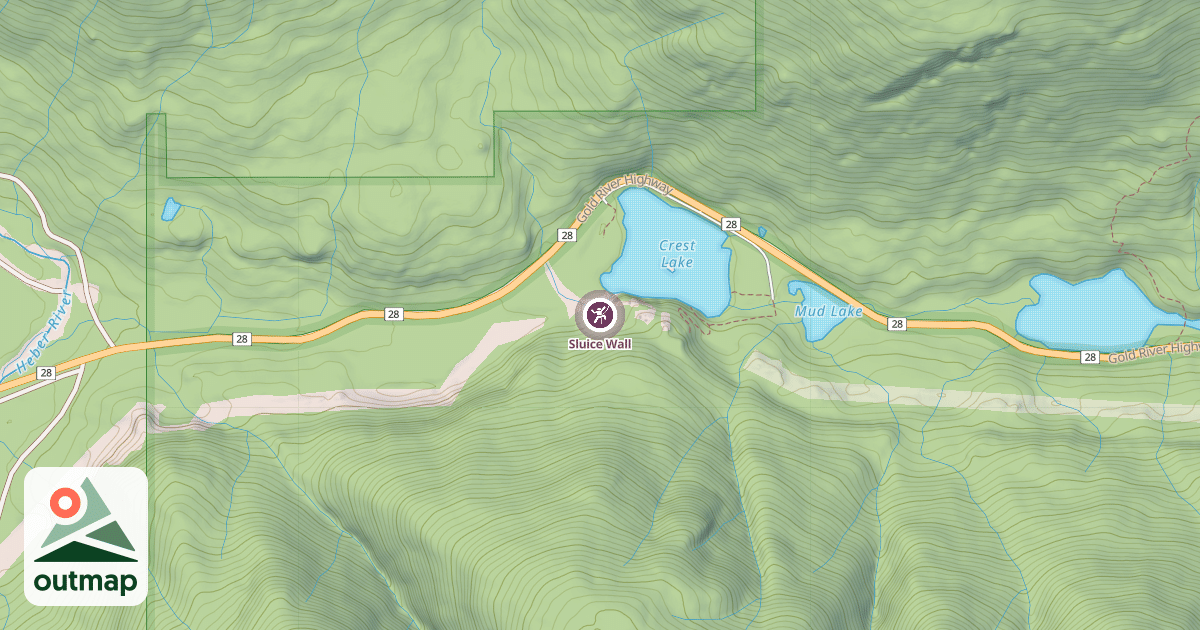 Map of Sluice Wall