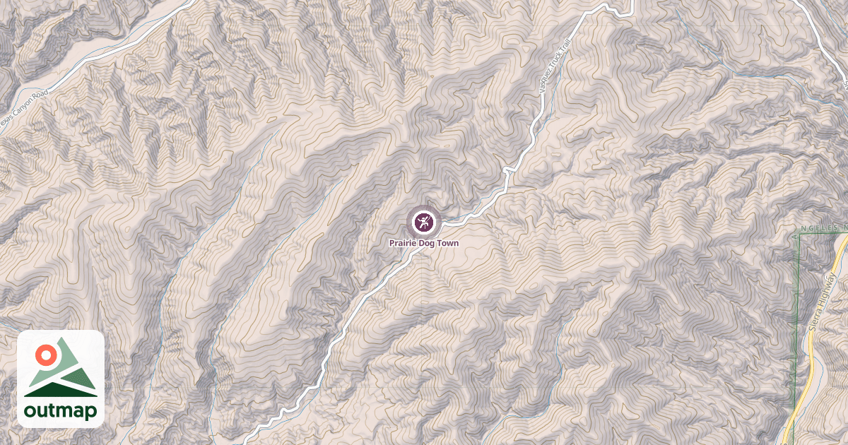 Map of Prairie Dog Town