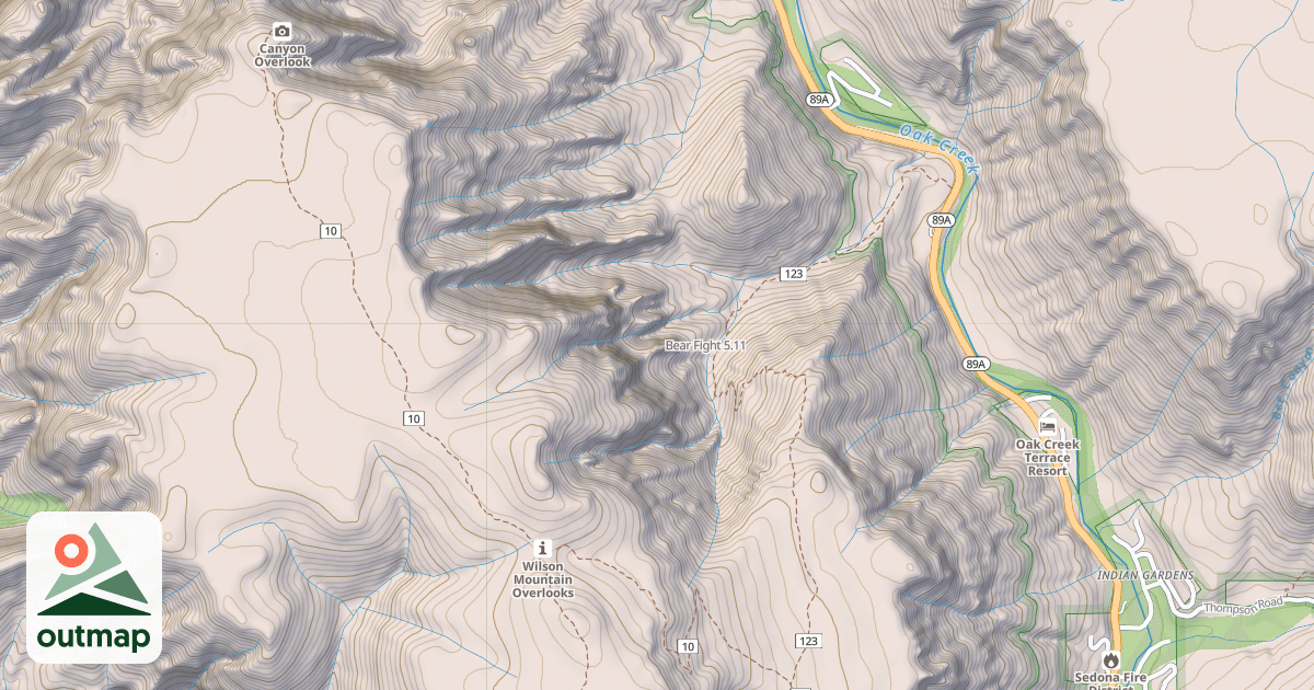 Map of Bear Fight