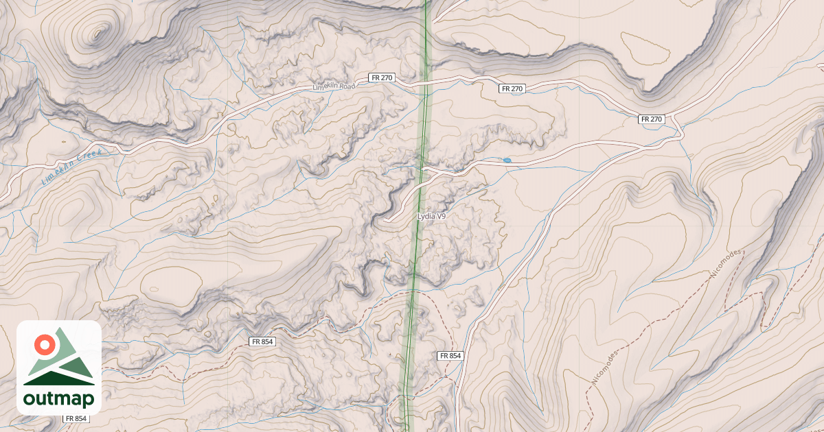 Map of Lydia