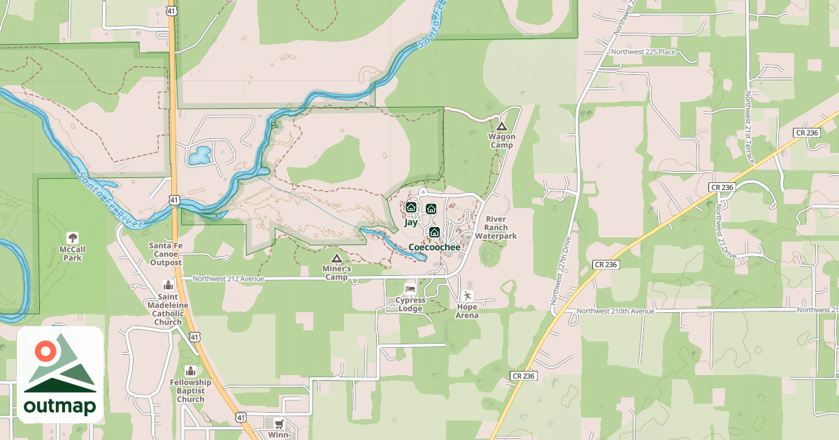 Map of Oleeta