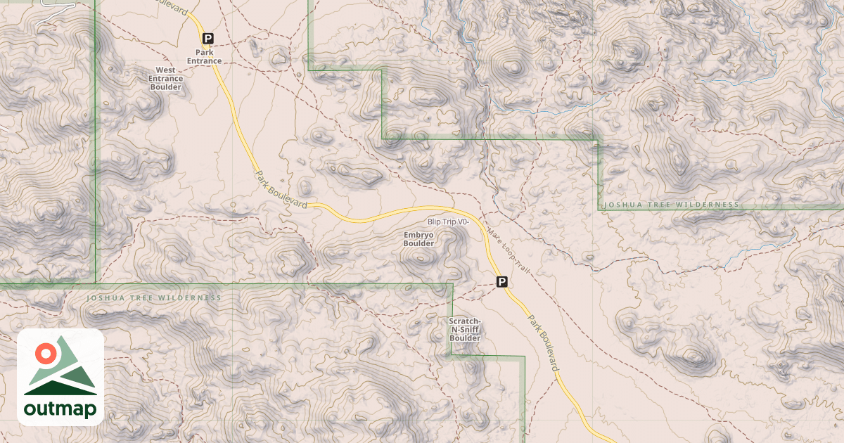 Map of Blip Trip