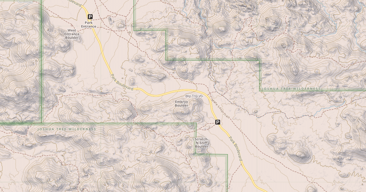 Map preview of Blip Trip
