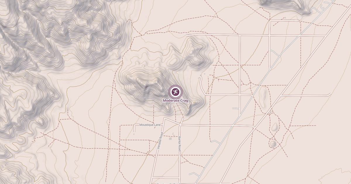 Map preview of Moderate Crag