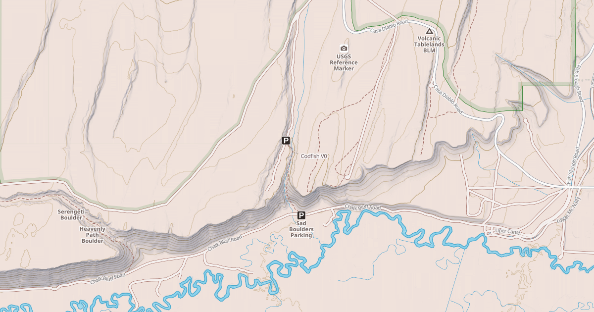 Map preview of Codfish