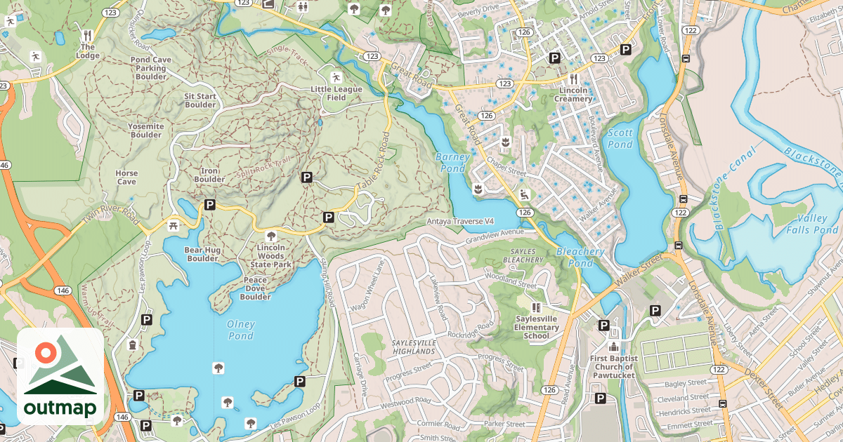 Map of Antaya Traverse