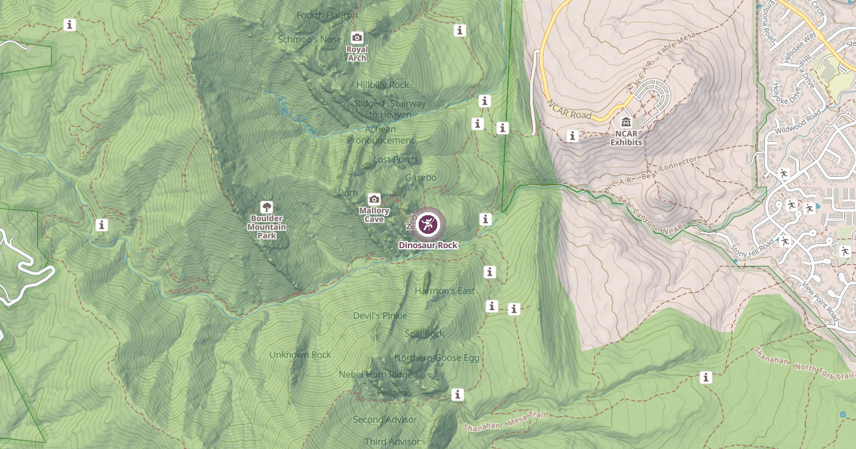 Map preview of Dinosaur Rock