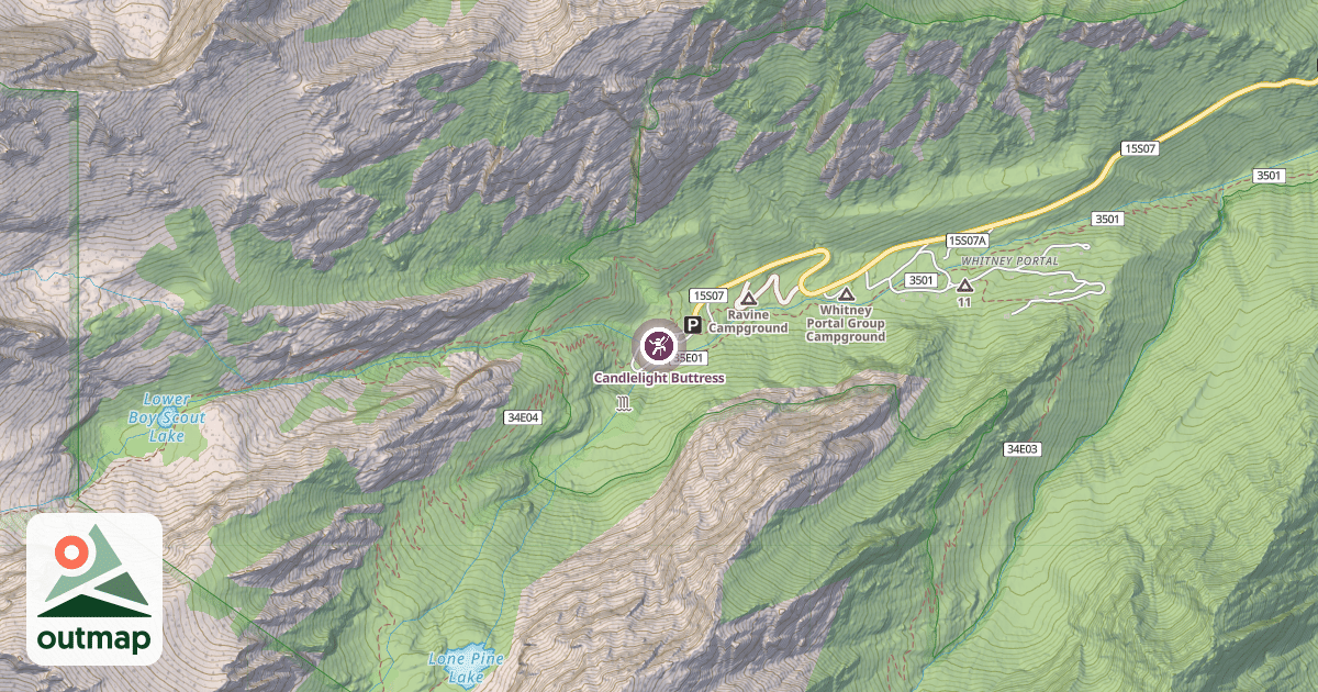 Map of Candlelight Buttress