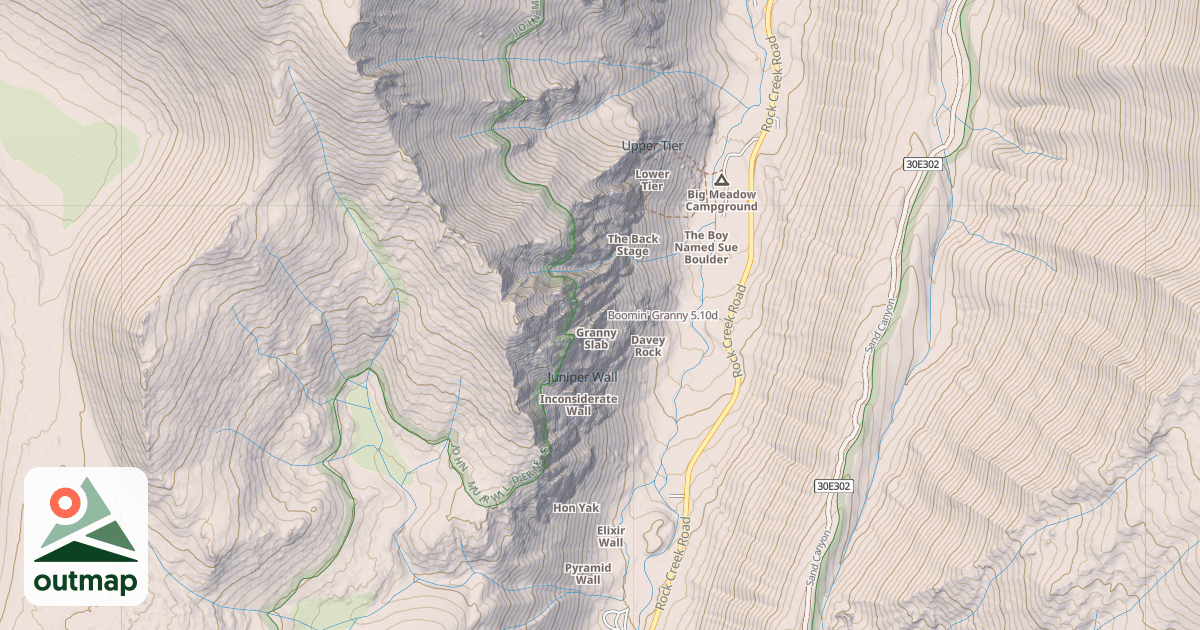 Map of Boomin' Granny