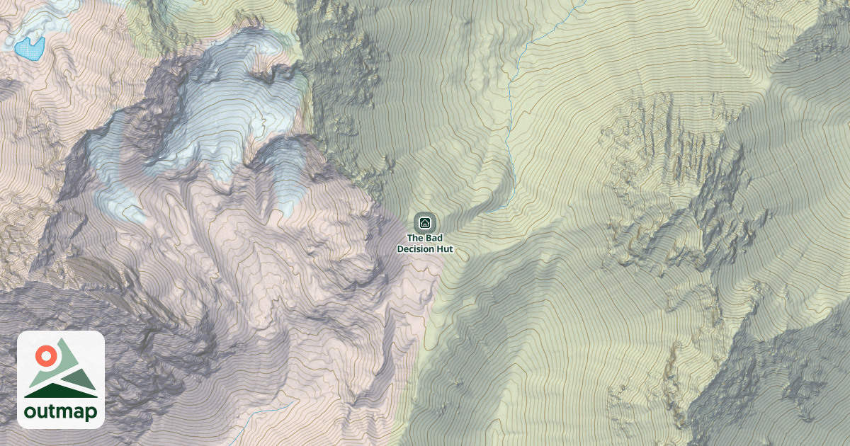 Map of The Bad Decision Hut