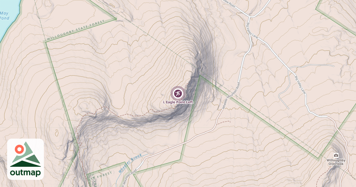 Map of i. Eagle Point Left