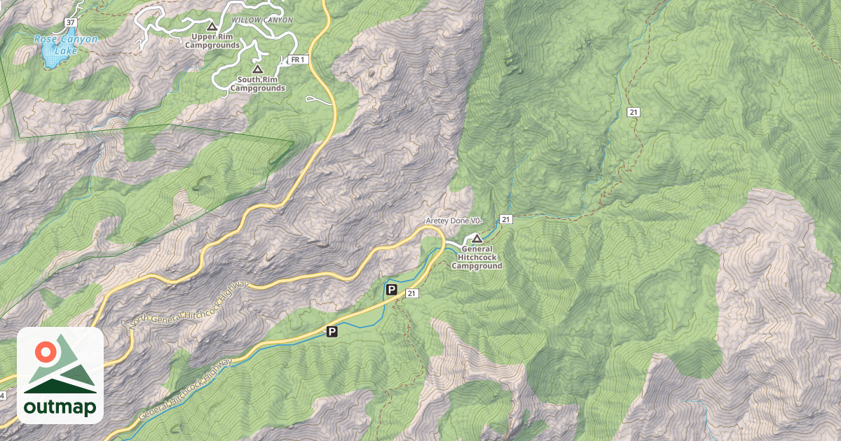 Map of Aretey Done