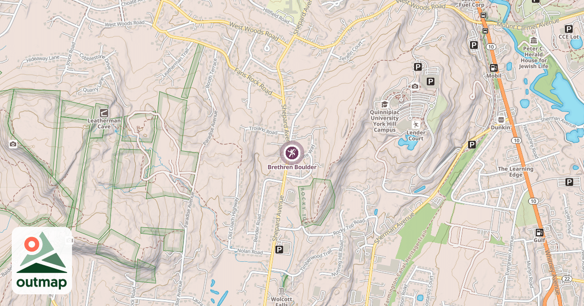 Map of Brethren Boulder