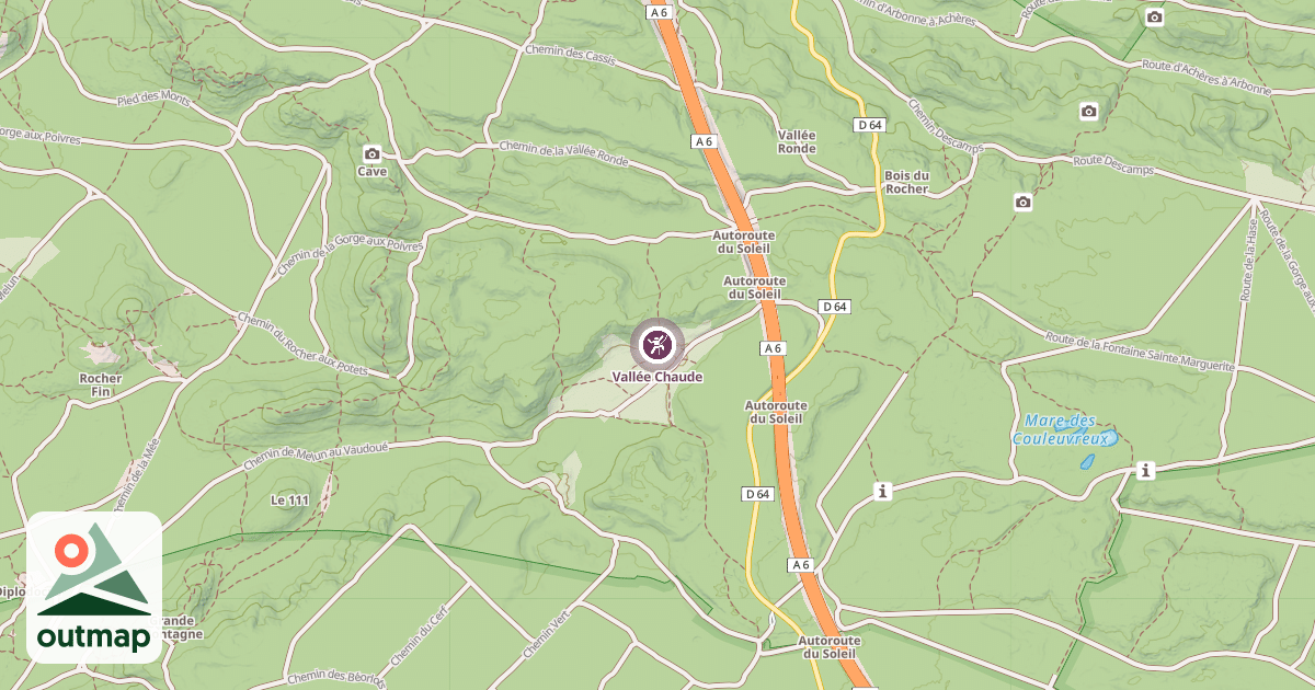 Map of Vallée Chaude