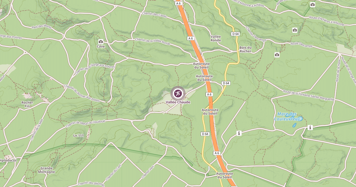 Map preview of Vallée Chaude