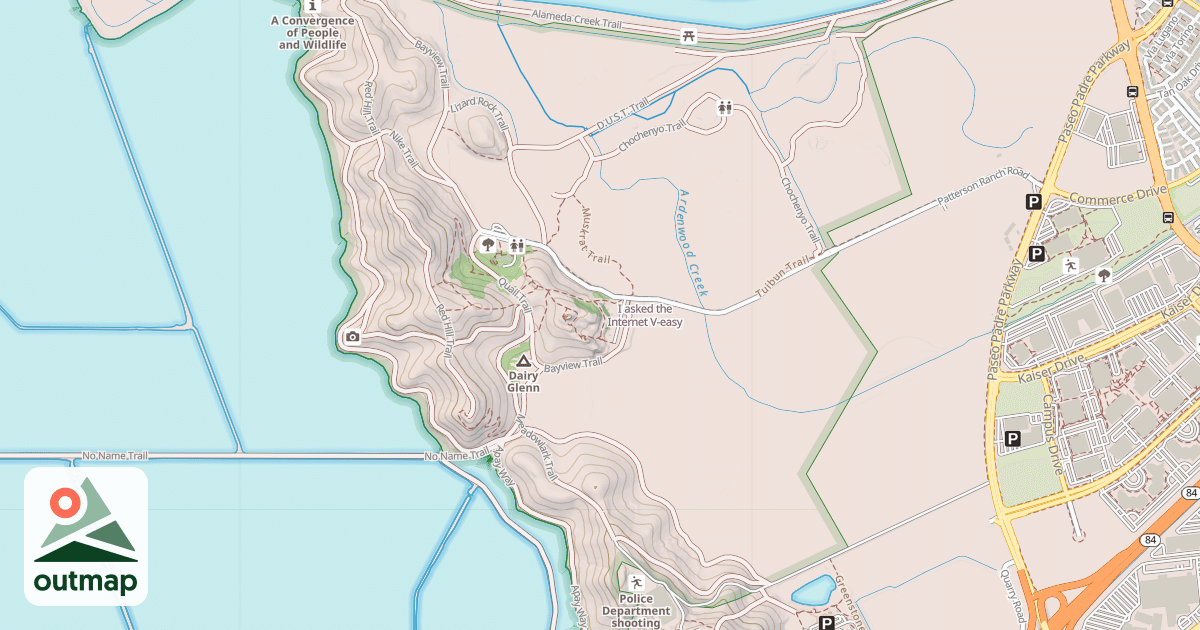 Map of I asked the Internet