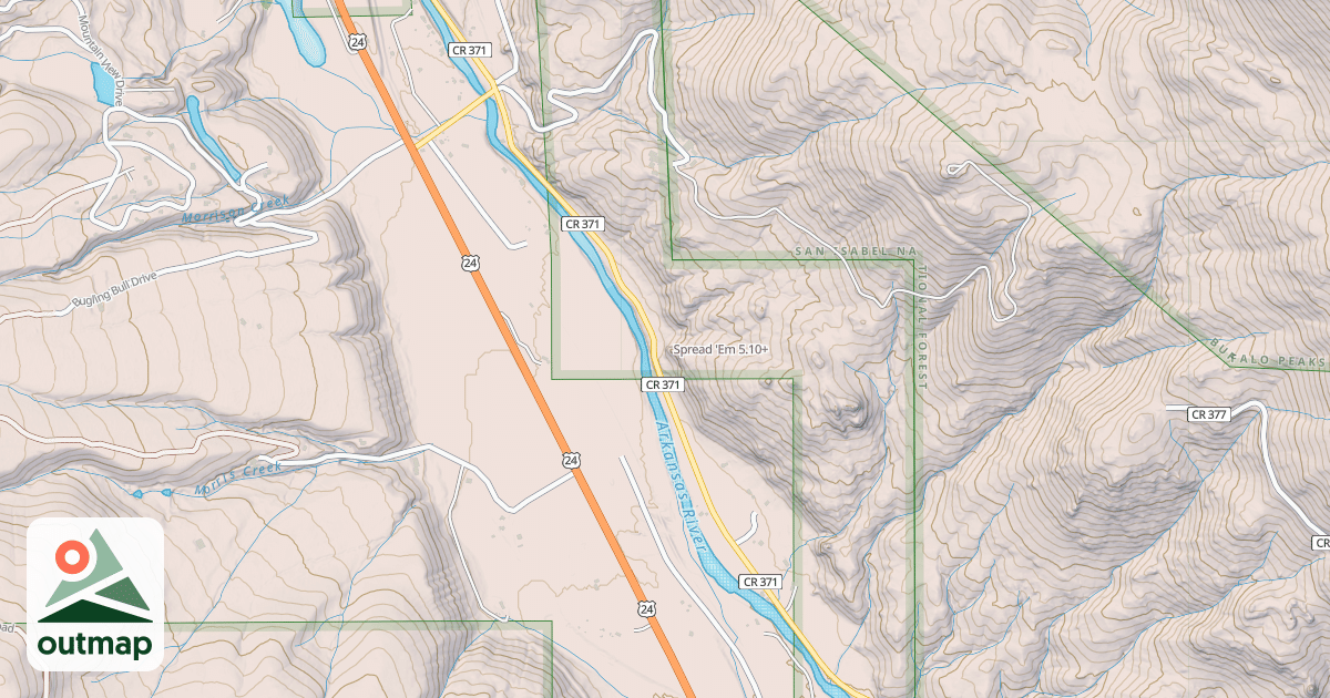 Map of Spread 'Em