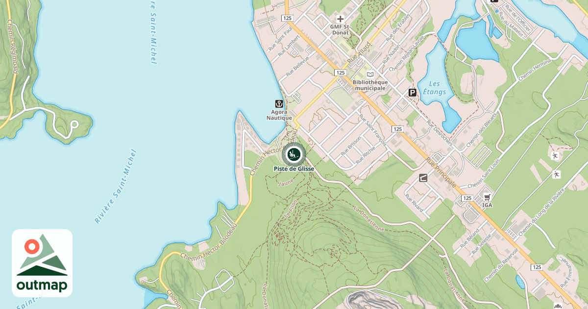 Map of Piste de Glisse