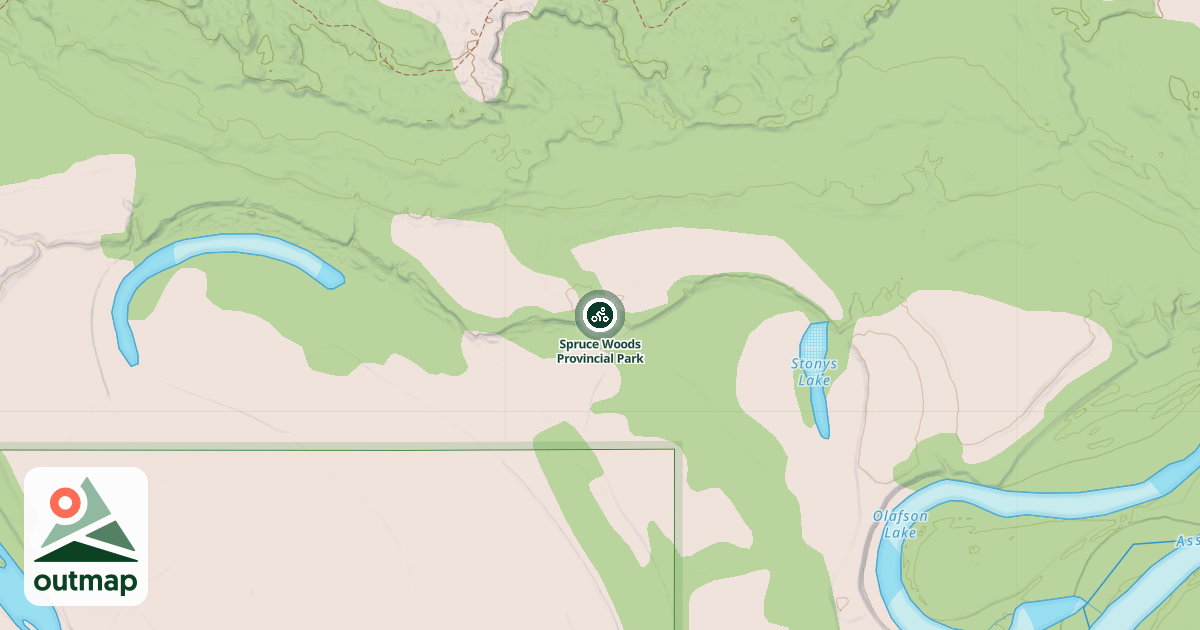 Map of Spruce Woods Provincial Park