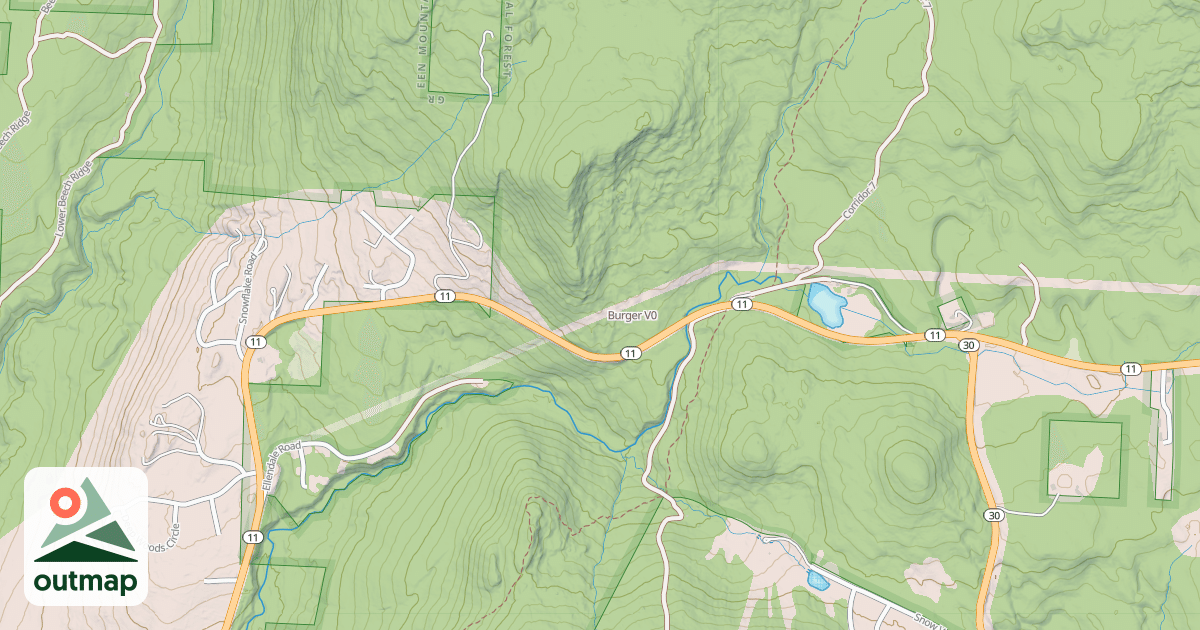 Map of Burger