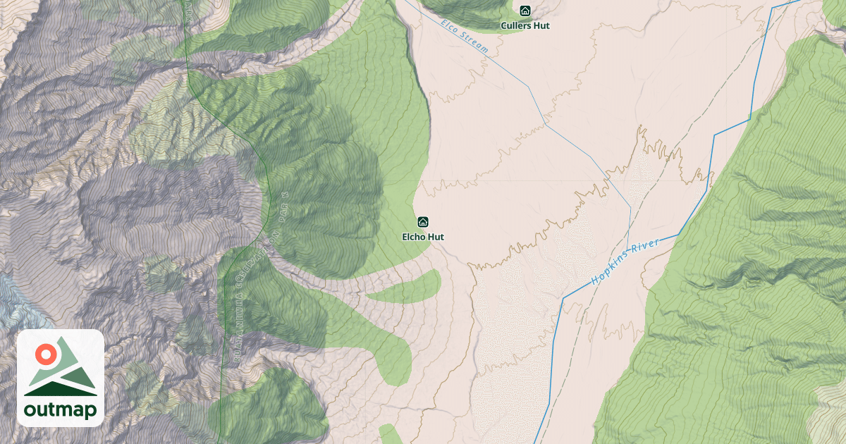 Map of Elcho Hut