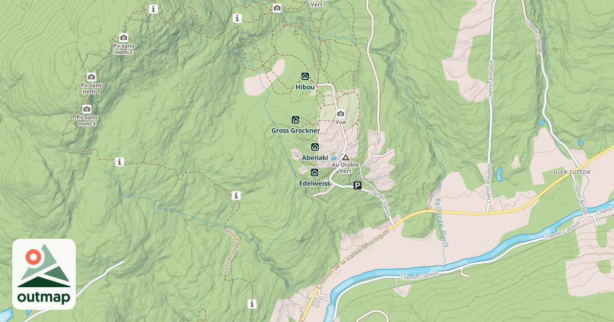 Map of Pico Alto