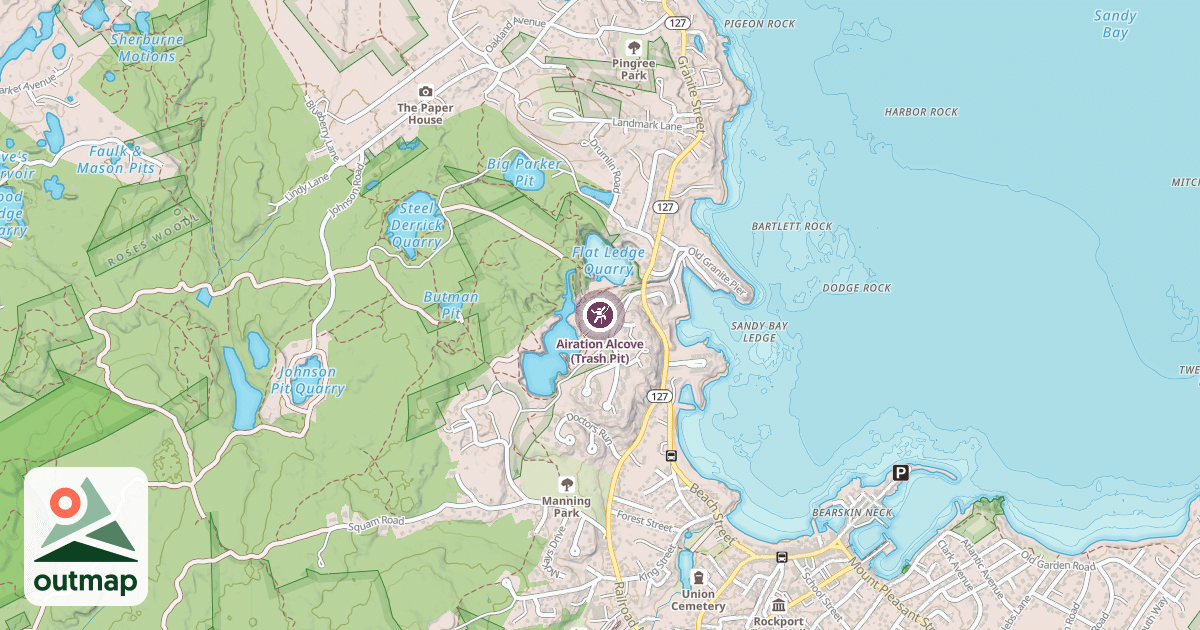 Map of Airation Alcove (Trash Pit)