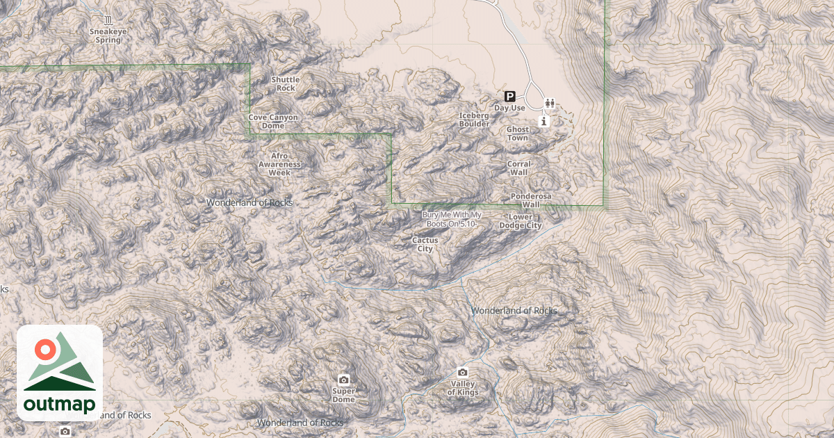 Map of Bury Me With My Boots On