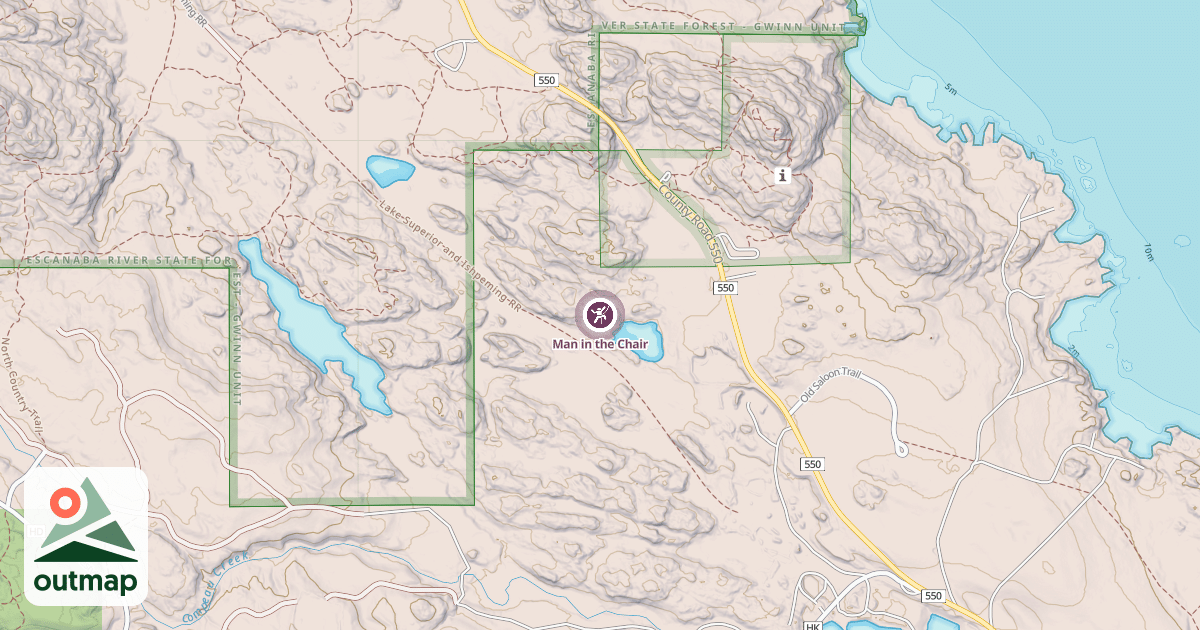 Map of Man in the Chair
