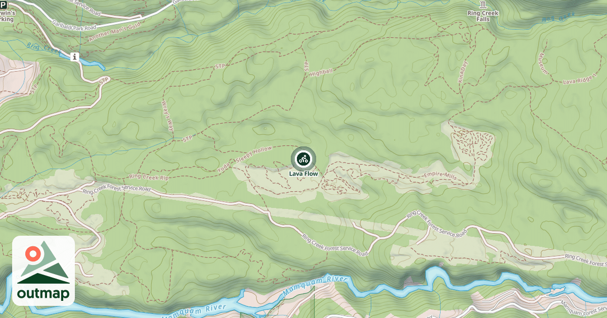 Map of Lava Flow