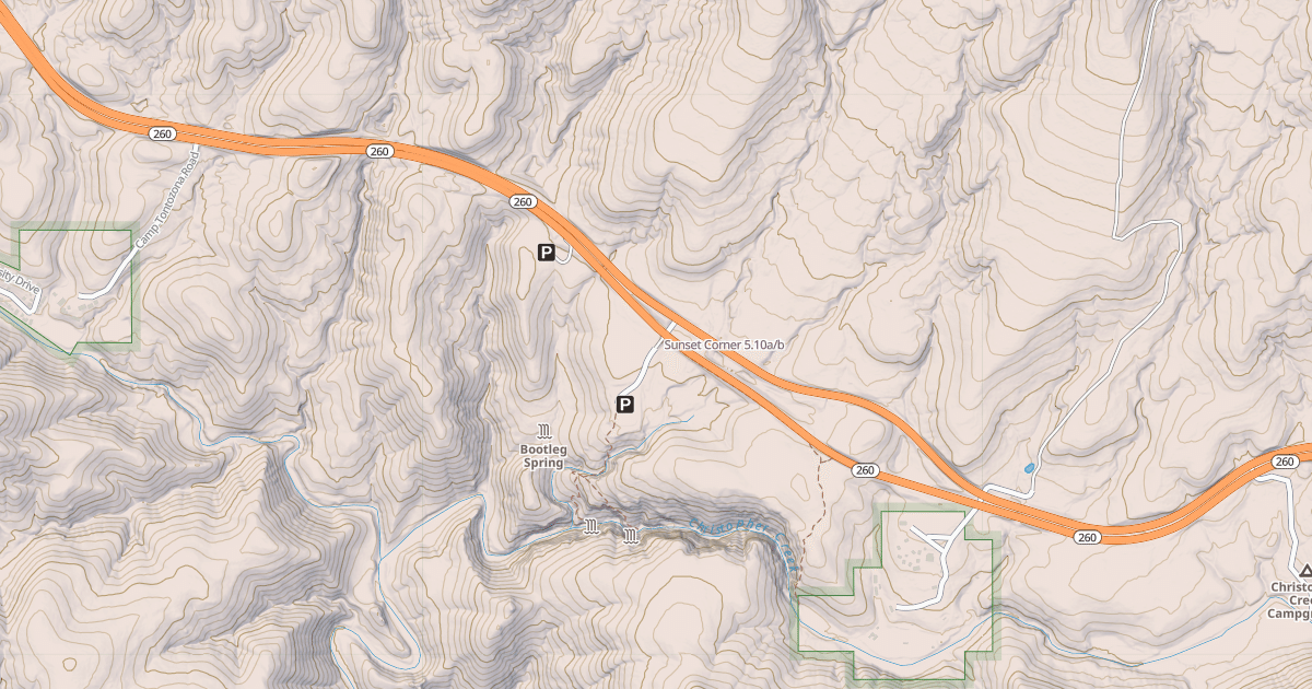 Map preview of Sunset Corner