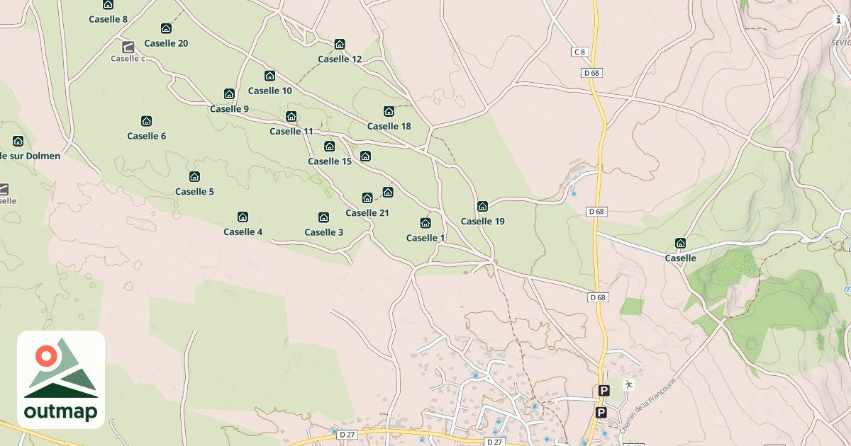 Map of Caselle 1