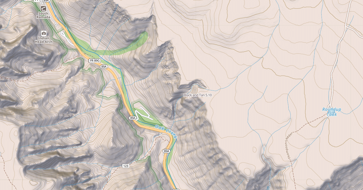 Map preview of Black and Tan