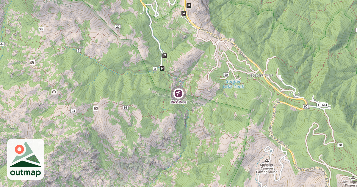 Map of Rick Ross