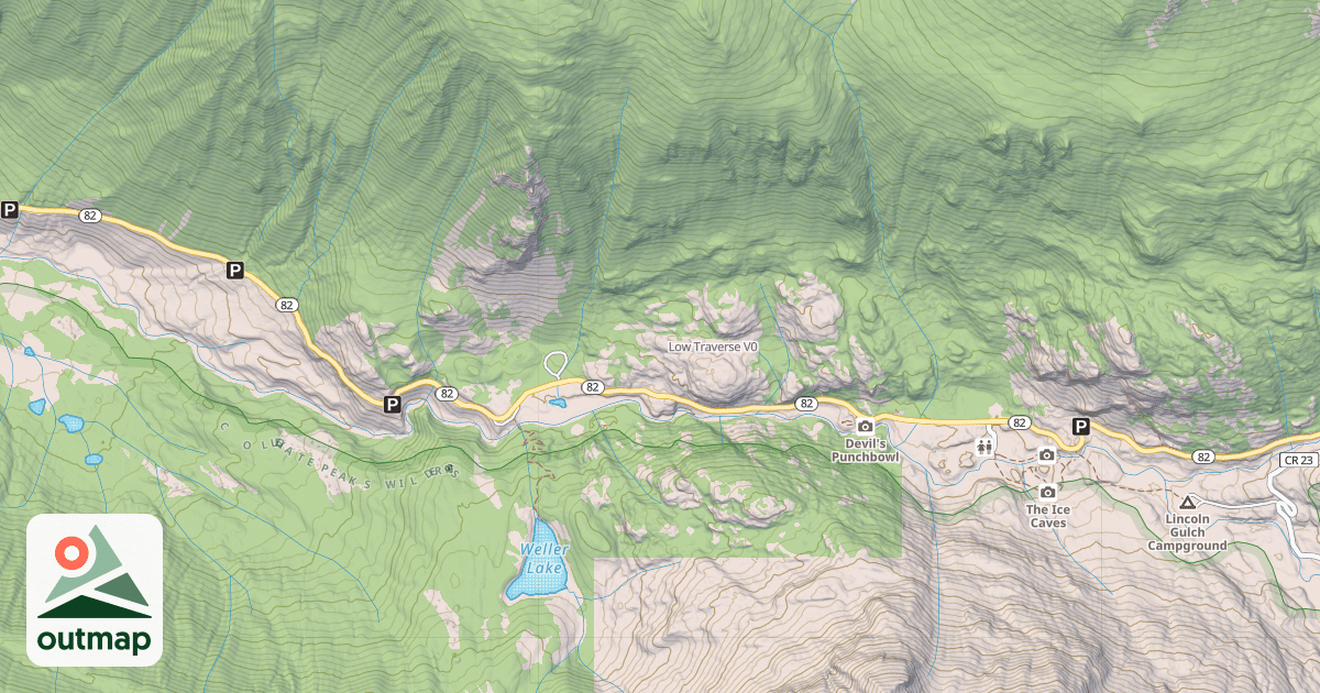 Map of Low Traverse