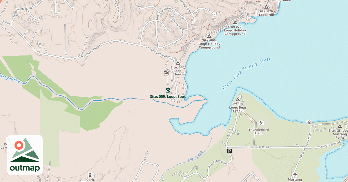 Map of Site: 063, Loop: Sout