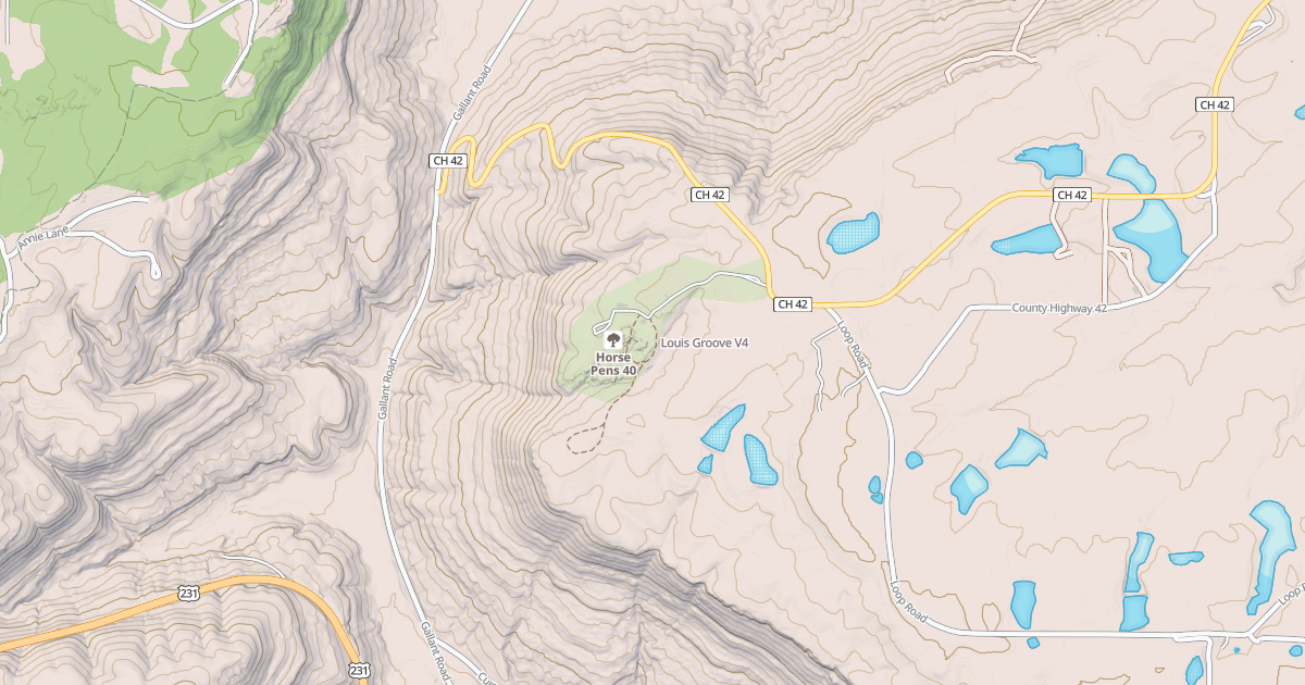 Map preview of Louis Groove