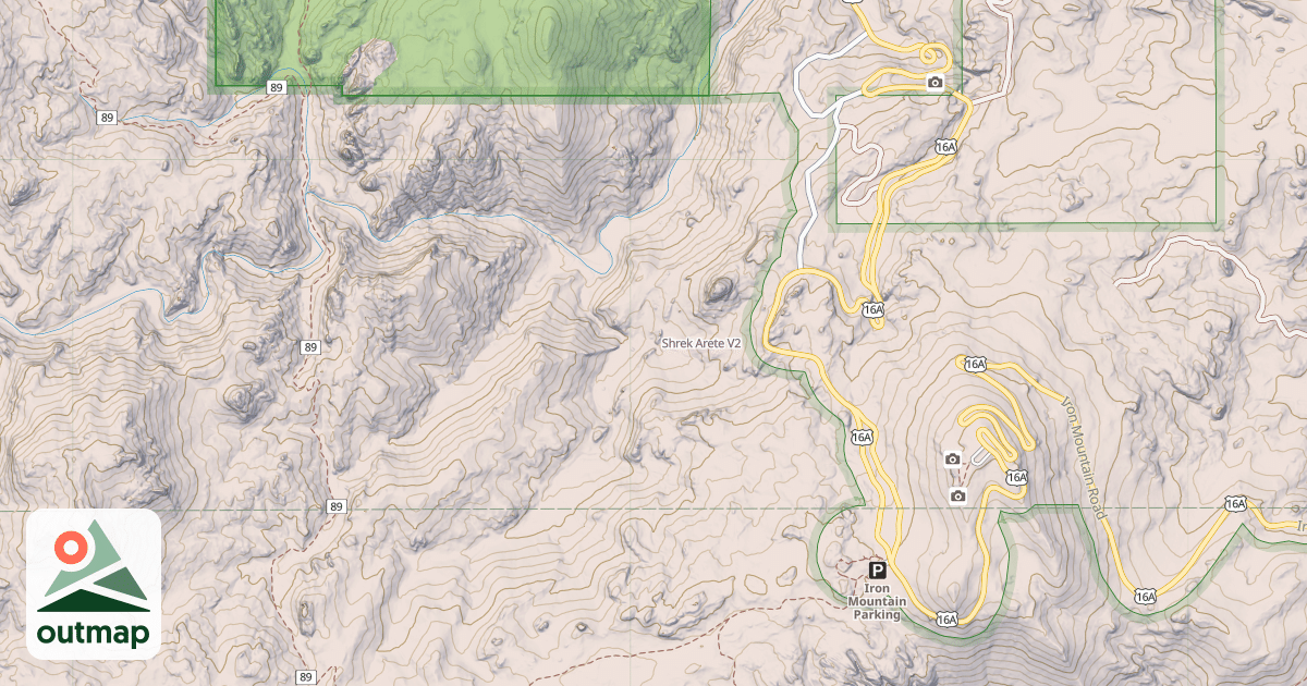 Map of Shrek Arete