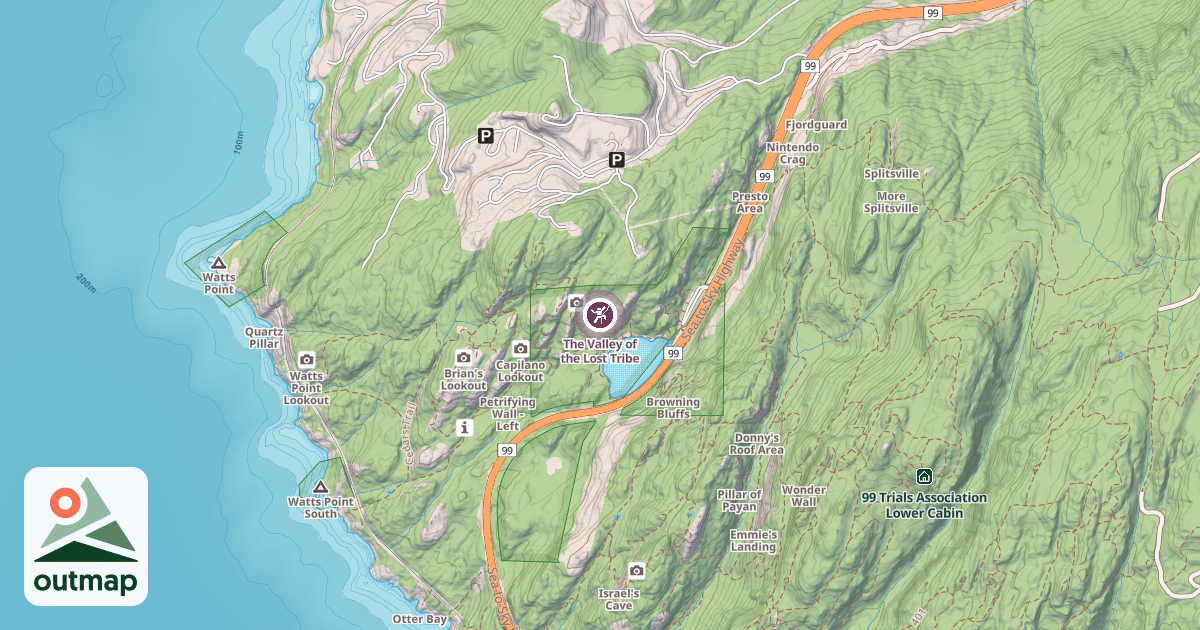 Map of The Valley of the Lost Tribe