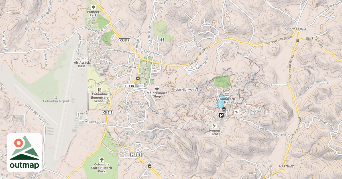 Map of Hobo Highway