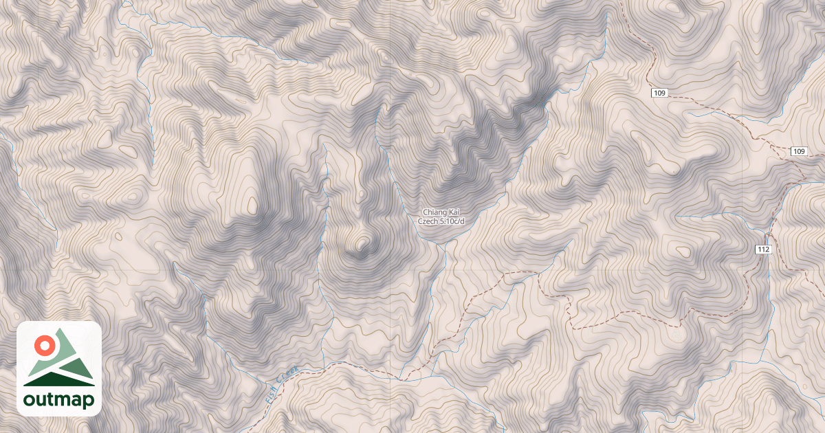Map of Chiang Kai Czech