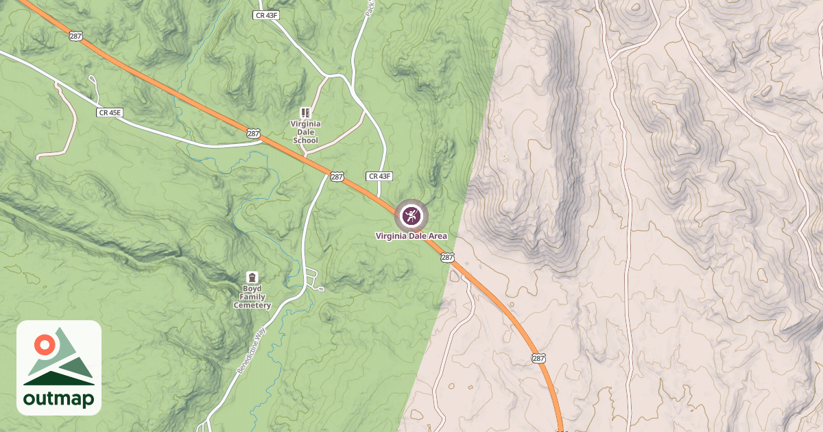 Map of Virginia Dale Area